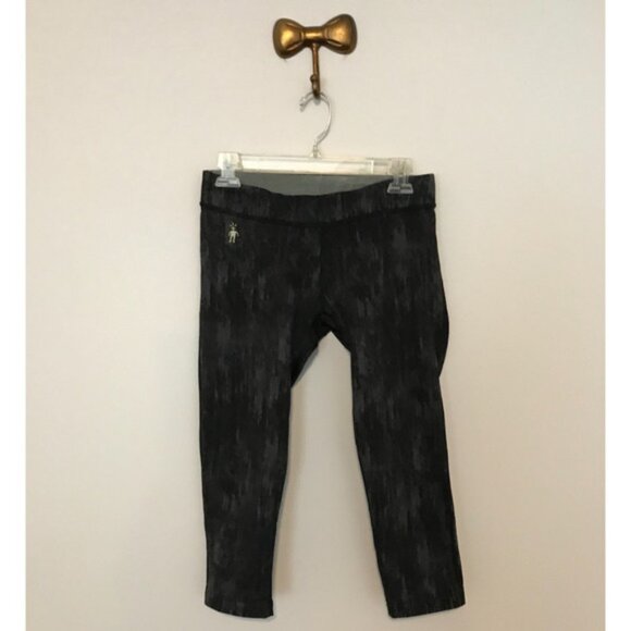 Smartwool Women's Black/Gray Pattern Print Capris PhD - Size Small - Picture 1 of 11